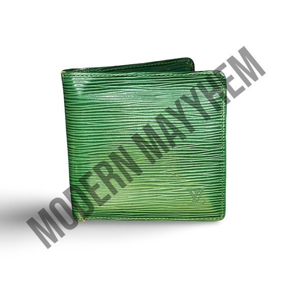 1992 LOUIS VUITTON Green Epi Leather wallet - MI0942 - 192$ price is firm - Picture 12 of 13